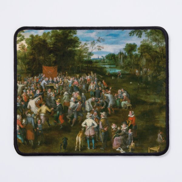 Item preview, The Wedding Banquet Jan Brueghel Elder Village Painting designed and sold by TheSoulOfArt.