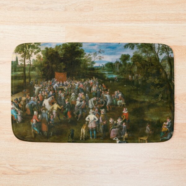 Item preview, The Wedding Banquet Jan Brueghel Elder Village Painting designed and sold by TheSoulOfArt.