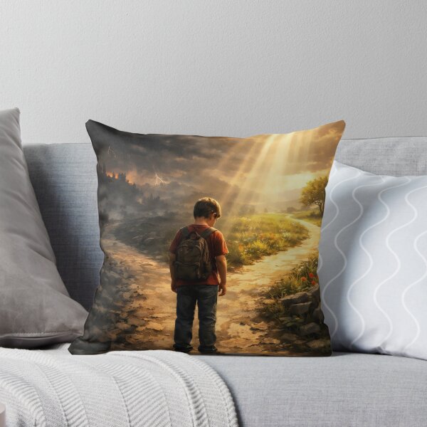 Item preview, Light vs Darkness Path Poster – Spiritual Journey Wall Art, Faith Choice, Christian Inspirational  designed and sold by stylishdzign.