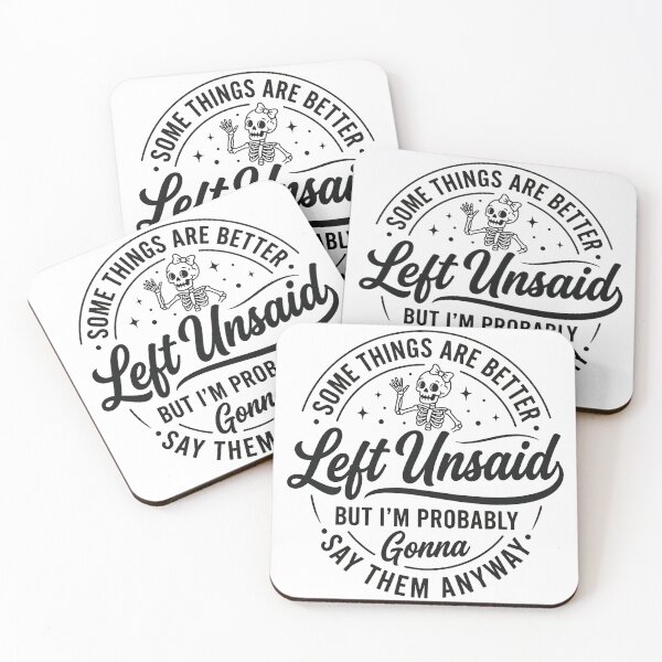 Item preview, Some Things Are Better Left Unsaid  designed and sold by FaunaJam.