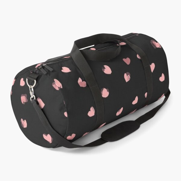 Item preview, Pink heart pattern on black – Sweet minimalist romantic aesthetic design designed and sold by LAtelierNoir.