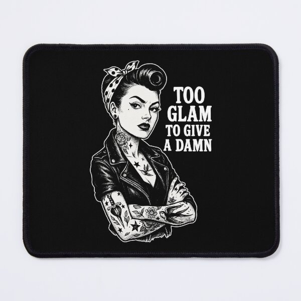 Item preview, Rockabella Pin-Up: Outlaw Tattoo Girl & Leather Jacket designed and sold by Pineapple-Tree.