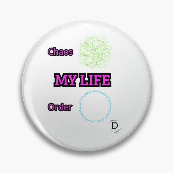 Item preview, Copy of Chaos vs Order - My Life My Rules Pop Art designed and sold by TheItaliandilemma.