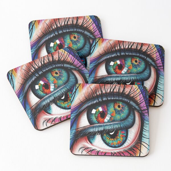 Item preview, Vibrant Abstract Colorful Eye Illustration designed and sold by IosArt.