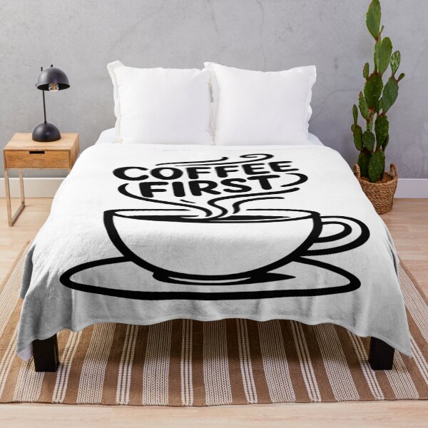 Item preview, Coffee First Minimalist Coffee Cup T-Shirt – Modern Line Art Coffee Lover Graphic Tee, Simple Steam Typography Design, Barista & Caffeine Addict Streetwear Shirt designed and sold by ArtZone1987.