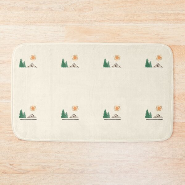 Item preview, Forest Mountain View – Minimal Nature Landscape designed and sold by J-Nature-Vibes.