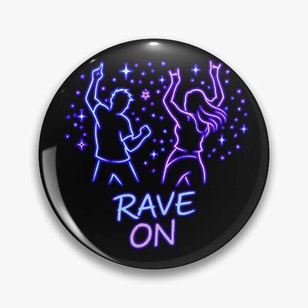 Item preview, Rave On Neon Dancers – Minimalist Festival & Rave Graphic Design designed and sold by leyfinder.