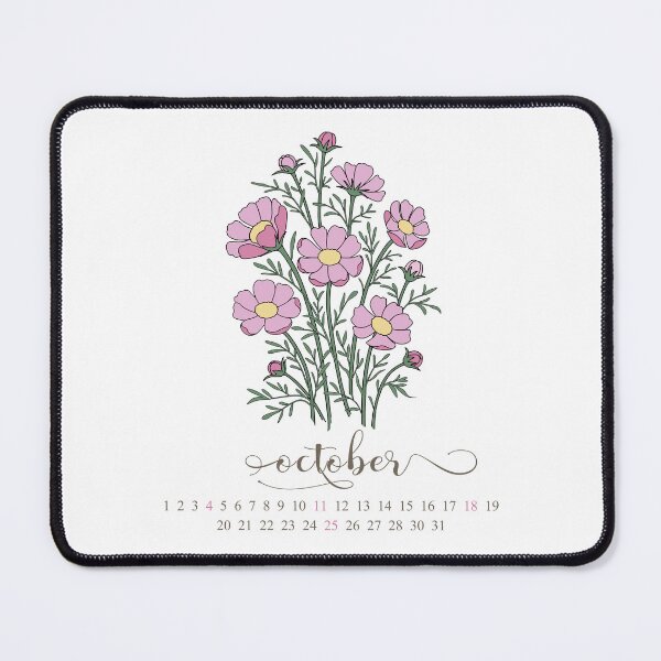 Item preview, October Birth Month Flower: Cosmos designed and sold by storieslanguage.