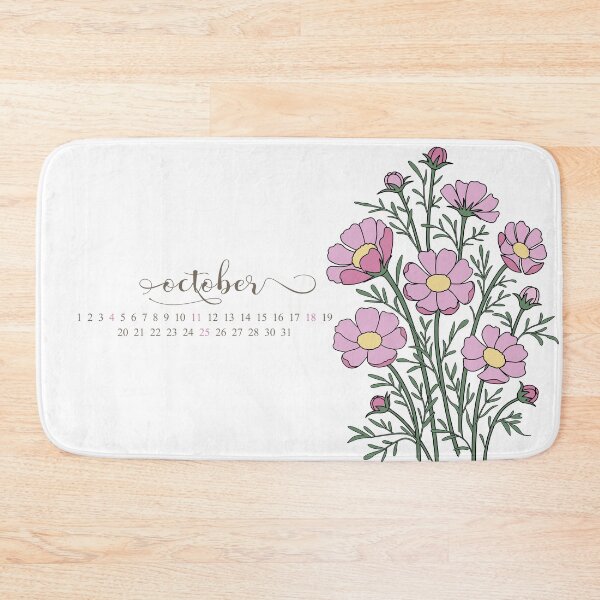 Item preview, October Birth Month Flower: Cosmos designed and sold by storieslanguage.