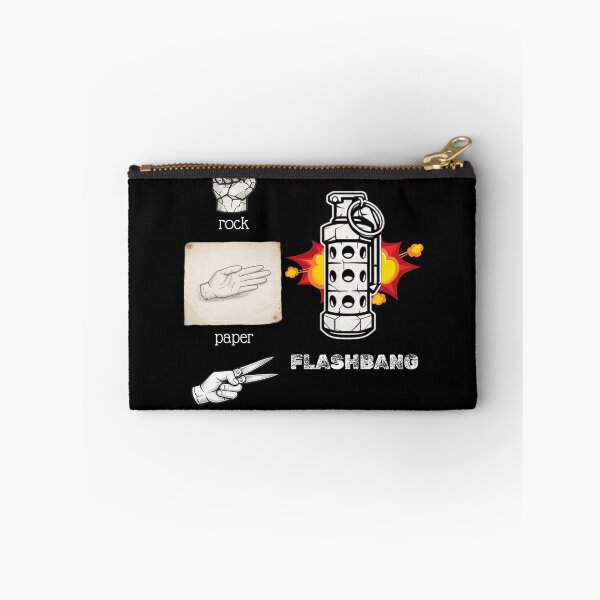 Item preview, Rock Paper Scissors Flashbang | Funny Gamer Meme Design designed and sold by CyrilloArt.