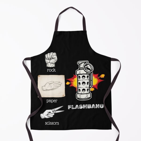 Item preview, Rock Paper Scissors Flashbang | Funny Gamer Meme Design designed and sold by CyrilloArt.