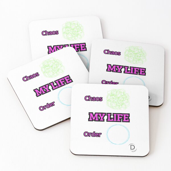Item preview, Chaos vs Order - My Life My Rules Pop Art designed and sold by TheItaliandilemma.