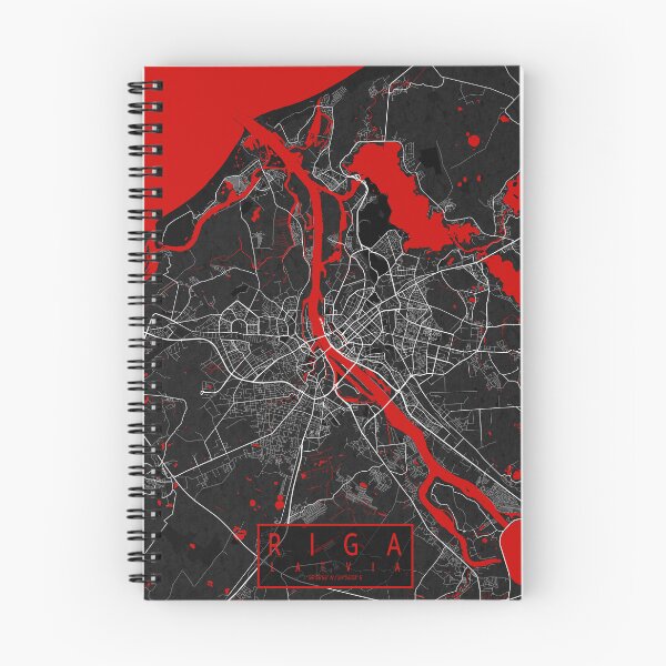 Item preview, Riga City Map of Latvia - Oriental designed and sold by deMAP.