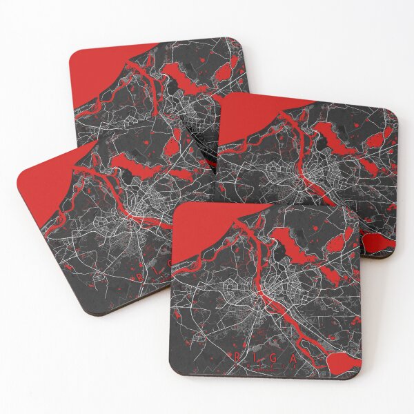 Item preview, Riga City Map of Latvia - Oriental designed and sold by deMAP.
