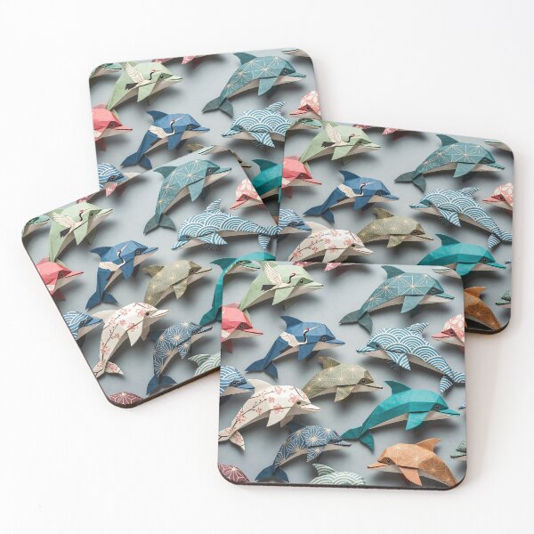 Item preview, Dolphin in Origami Flow  designed and sold by Vanich-Panich.