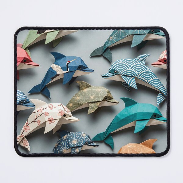 Item preview, Dolphin in Origami Flow  designed and sold by Vanich-Panich.