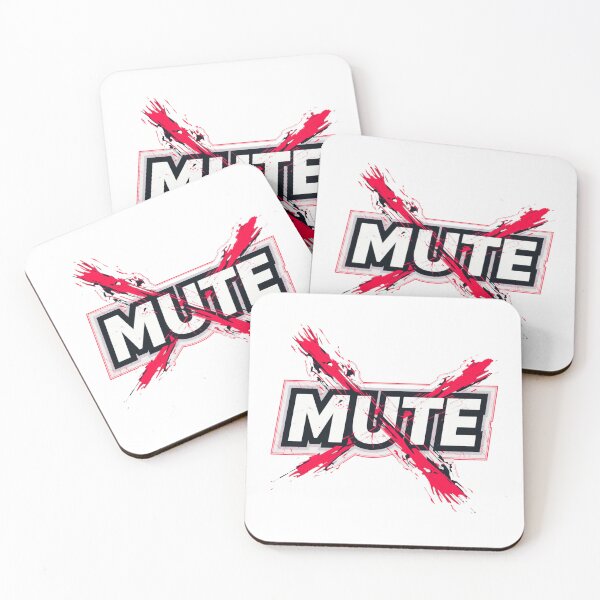 Item preview, MUTE - Red Grunge Street Art designed and sold by RDproject.