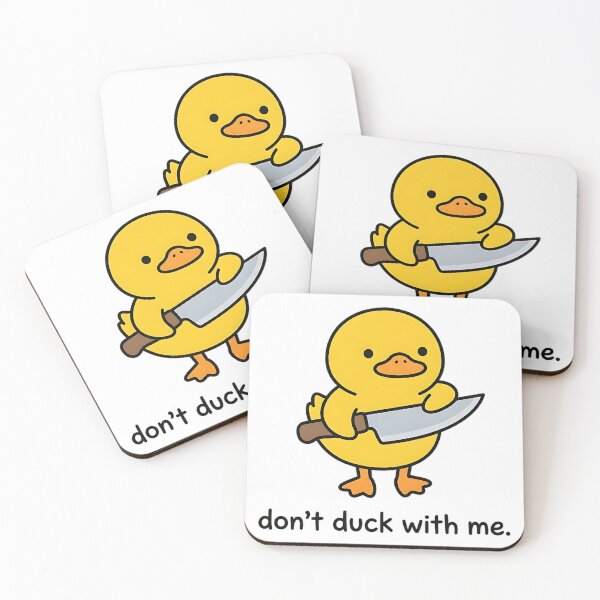 Item preview, Duck With A Knife designed and sold by FaunaJam.