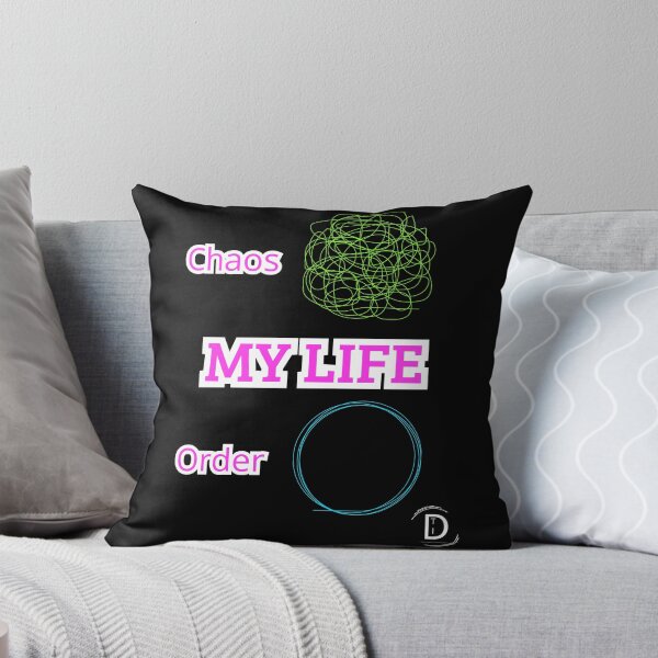 Item preview, Chaos vs Order - My Life My Rules Pop Art Black Version designed and sold by TheItaliandilemma.