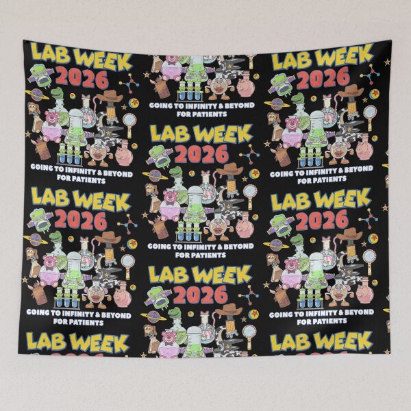 Item preview, Lab Week 2026 Going To Infinity Beyond For Patients Lab Story designed and sold by RDGNR.