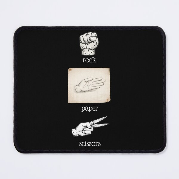 Item preview, Rock Paper Scissors - Minimalist Classic Hand Game Design designed and sold by CyrilloArt.