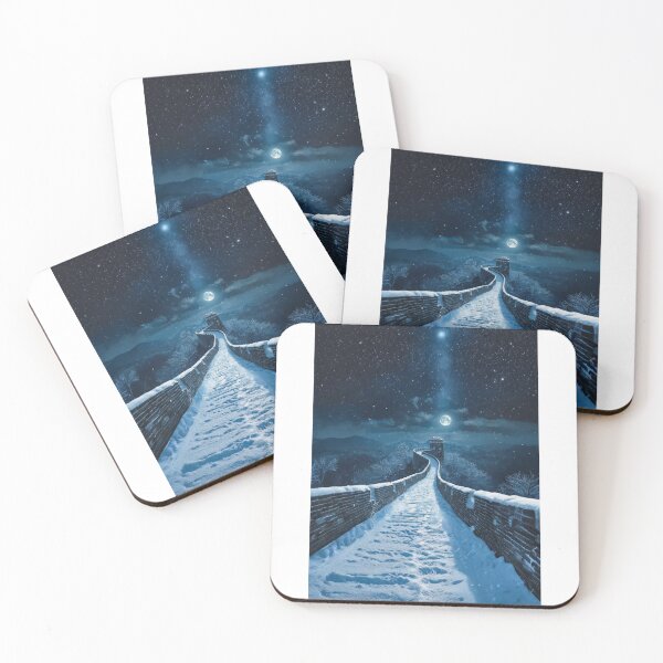 Item preview, Great Wall Night Moon Snow designed and sold by JenkoStudios.