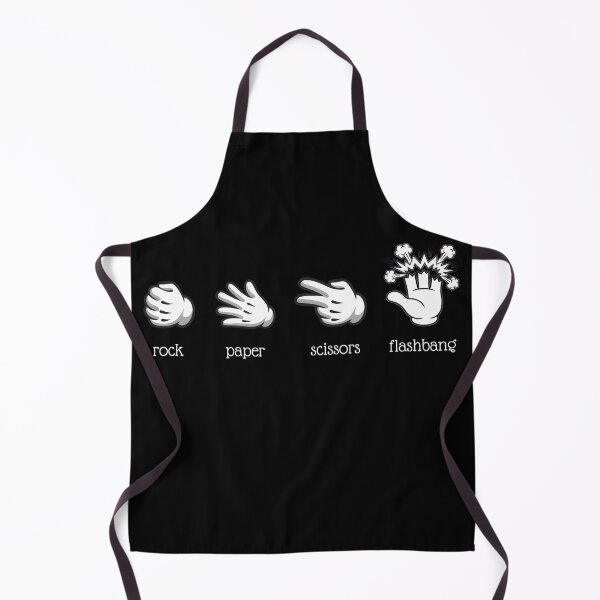 Item preview, Rock Paper Scissors Flashbang - Funny Gamer Meme Minimalist Design designed and sold by CyrilloArt.