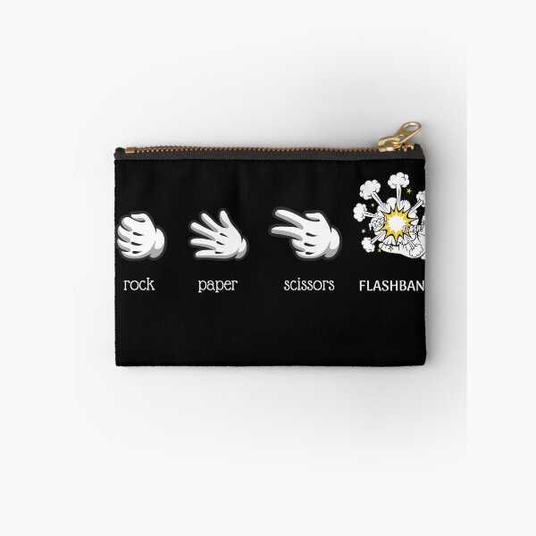 Item preview, Rock Paper Scissors Flashbang | Gamer Meme Minimalist Design designed and sold by CyrilloArt.