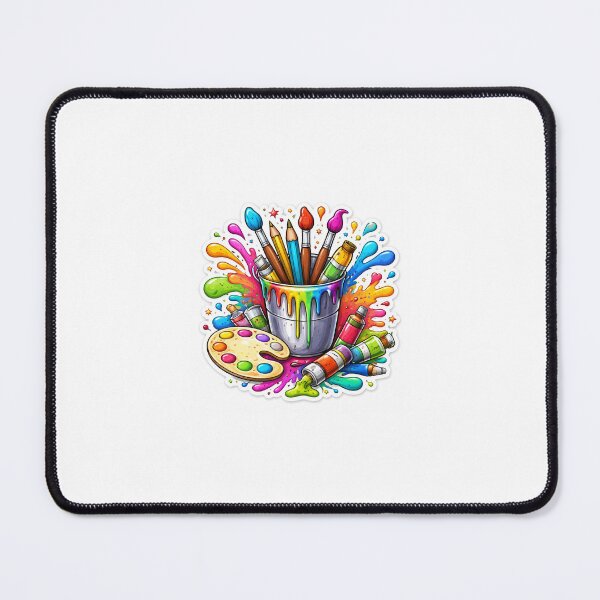 Item preview, Colorful Painting Tools Creative Art Sticker designed and sold by Krishkhatri312.