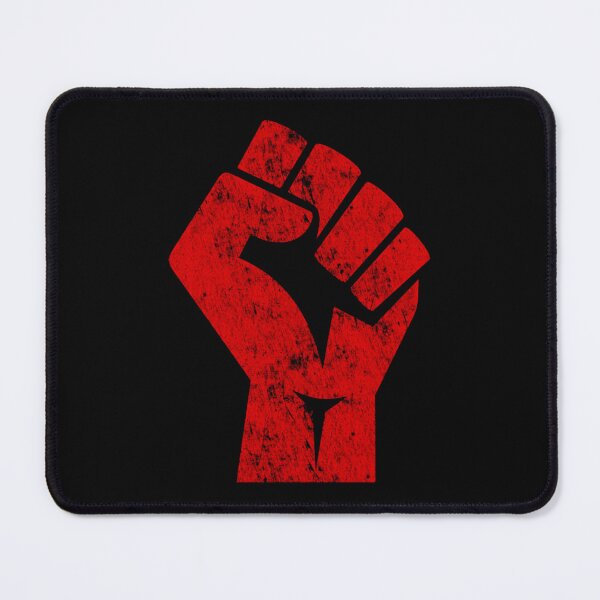 Item preview, Big Red Raised Fist Salute of Unity Solidarity Resistance designed and sold by roberto maicon da silva freitas.