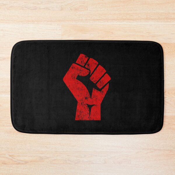 Item preview, Big Red Raised Fist Salute of Unity Solidarity Resistance  designed and sold by roberto maicon da silva freitas.
