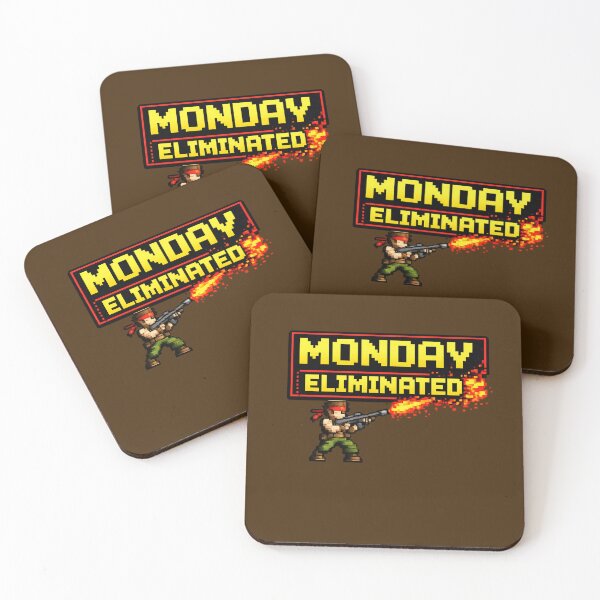 Item preview, Retro Gamer Monday Eliminated Pixel Gaming T-Shirt designed and sold by eragon541289.