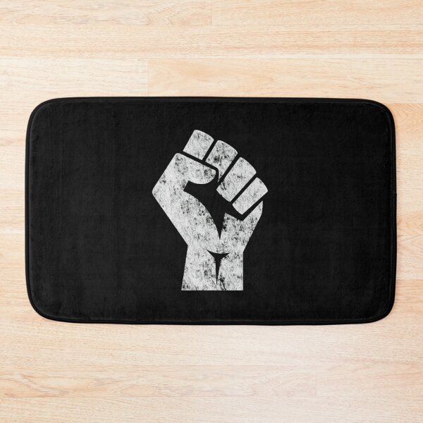 Item preview, Big White Raised Fist Salute of Unity Solidarity Resistance designed and sold by roberto maicon da silva freitas.