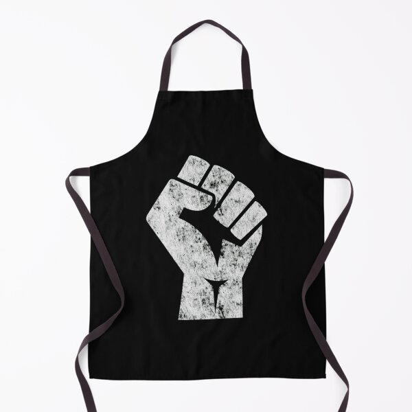 Item preview, Big White Raised Fist Salute of Unity Solidarity Resistance designed and sold by roberto maicon da silva freitas.