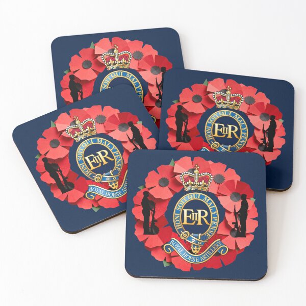 Item preview, 1st Regiment Royal Horse Artillery Remembrance Poppy Wreath designed and sold by Bootneckstore.