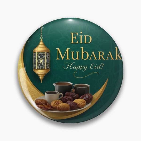 Item preview, Eid Mubarak Crescent Moon Islamic Celebration Design designed and sold by kamelh.