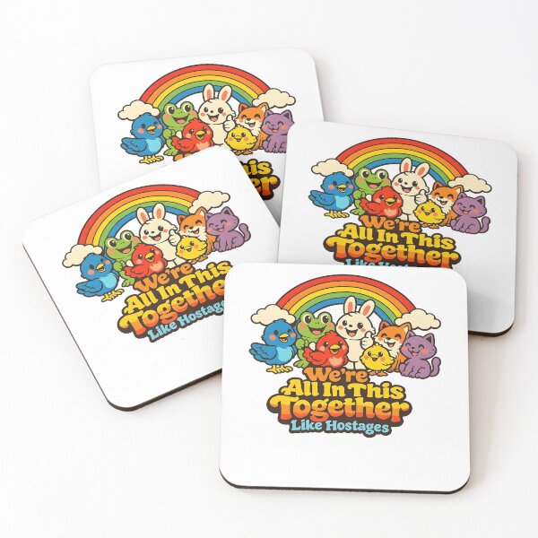 Item preview, We're All In This Together Like Hostages Rainbow  designed and sold by RDGNR.