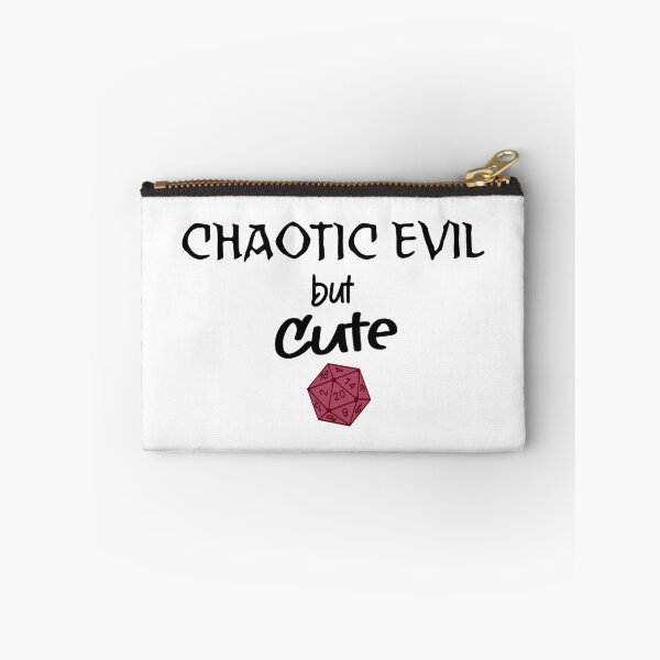 Item preview, Chaotic Evil but Cute – Funny TTRPG Gamer Quote designed and sold by Bored Imagination .