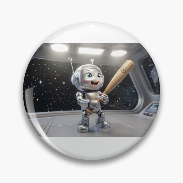 Item preview, Space robot baseball bat designed and sold by JenkoStudios.