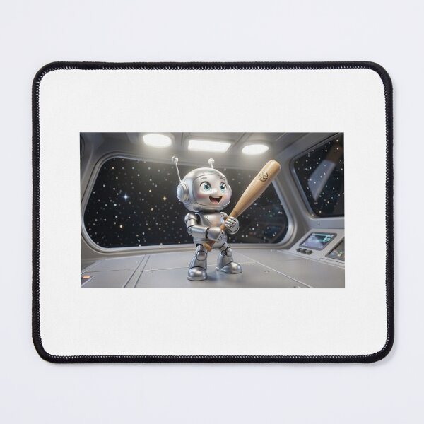 Item preview, Space robot baseball bat designed and sold by JenkoStudios.