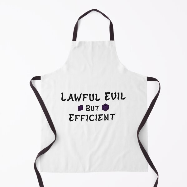 Item preview, Lawful Evil but Efficient – Funny TTRPG Gamer Quote designed and sold by Bored Imagination .