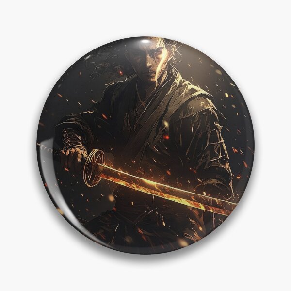 Item preview, Blazing Ronin: The Fiery Katana Warrior designed and sold by MouradStudio.