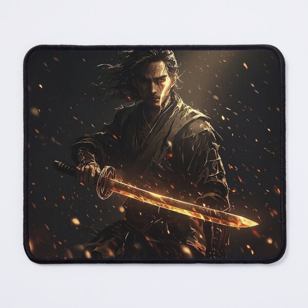 Item preview, Blazing Ronin: The Fiery Katana Warrior designed and sold by MouradStudio.