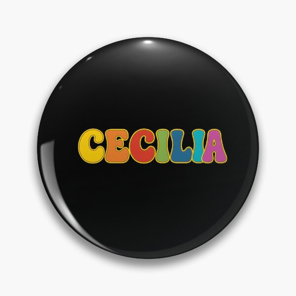 Item preview, ❤️ Cecilia Personalized Name Wavy Retro Shirt, Coffee Mug, Sticker Gift designed and sold by HelixPedia.