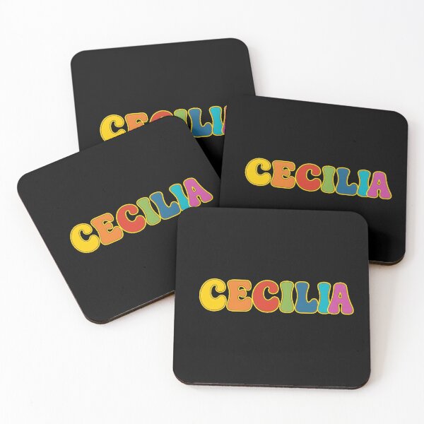 Item preview, ❤️ Cecilia Personalized Name Wavy Retro Shirt, Coffee Mug, Sticker Gift designed and sold by HelixPedia.