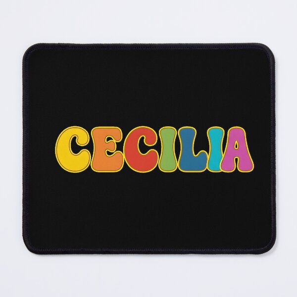 Item preview, ❤️ Cecilia Personalized Name Wavy Retro Shirt, Coffee Mug, Sticker Gift designed and sold by HelixPedia.
