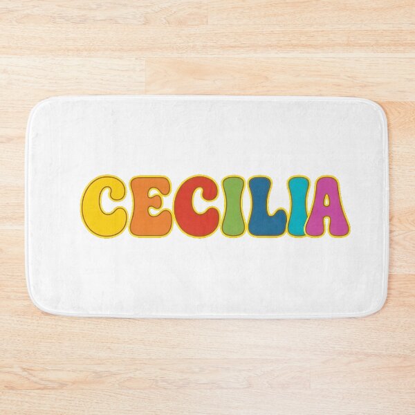 Item preview, ❤️ Cecilia Personalized Name Wavy Retro Shirt, Coffee Mug, Sticker Gift designed and sold by HelixPedia.