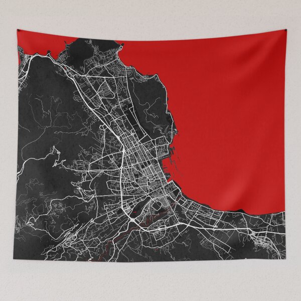 Item preview, Palermo City Map of Italy - Oriental designed and sold by deMAP.