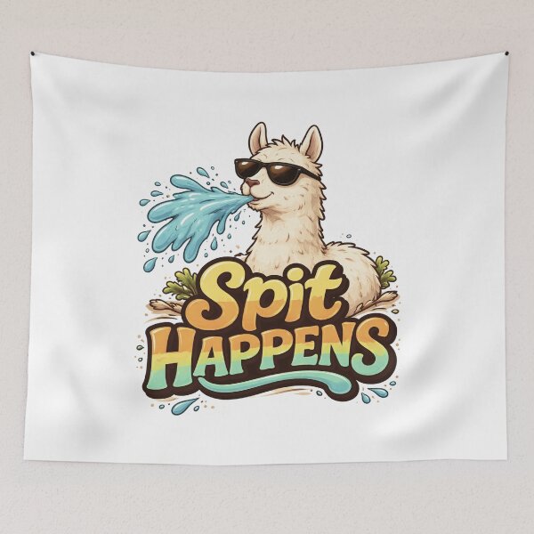 Item preview, Llama wearing sunglasses designed and sold by Stylehero.