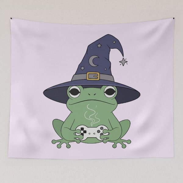 Item preview, Wizard Gamer Frog designed and sold by Amir Faysal.